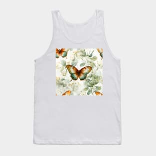 Butterflies Watercolor 21 - Variegated Fritillary Tank Top